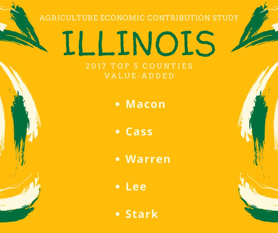 This week's Illinois Agriculture Economic Contribution Study focus: top 5 counties for Value-Added!

#DISInsights #agriculture #economicimpact #valueadded

decision-innovation.com/economic-impac…