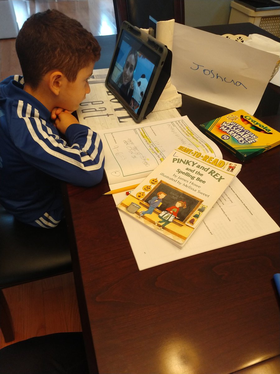 Cortesnelly11's tweet photo. Yay! First day of remote learning with my second grade grandson! #ittakesavillage #ps503 @ExecSuptBKSouth @DOEChancellor @BkSouthBevLogan @Lucia_Medina3 @principalninaDemos https://t.co/Aq8y1B4JBr