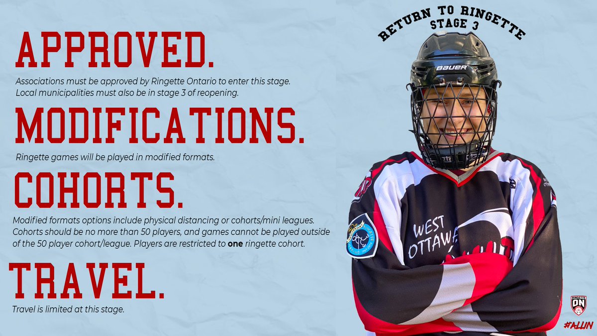 Every stage of our RTR guidelines has different requirements and expectations.

Here's what you need to know for Stage 3! 

*Please note that your region and local municipalities may have other restrictions in place*