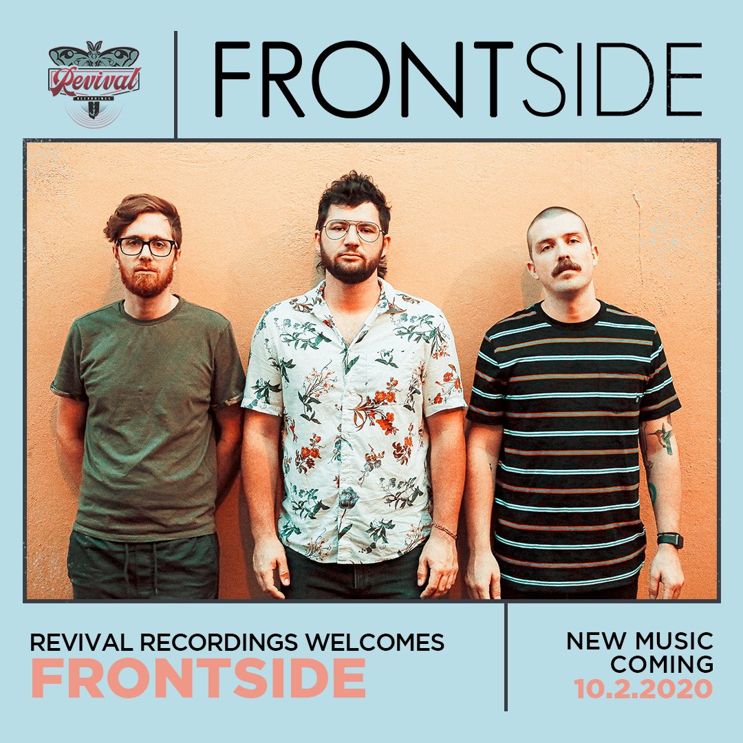 frontsideband's tweet photo. 🚨Good news is here! 🚨 

We are very excited to announce that we have signed with @revivalrecs for the release of our new EP!  

Our single “Give It Up” will be available on 10.2.20, as well as a few more surprises 😉 click the presave link in our bio to add it to your library! https://t.co/65NFYa2GiS