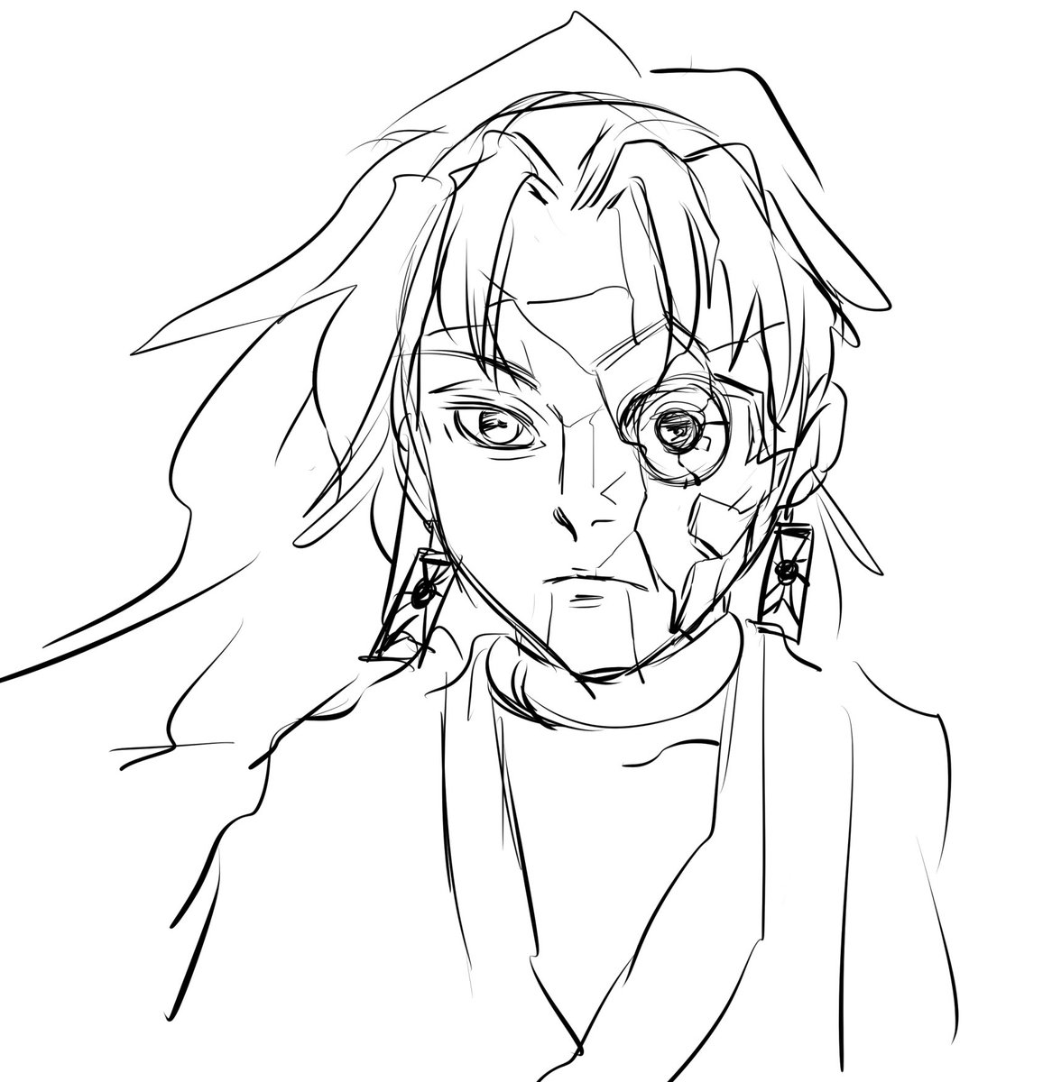 きめつのでなんか描いてって言われて描いたヤツ出てきた
アタリなしで超さらさらかけたのにめちゃくちゃ怒られた
最初に描いたきめつキャラ……縁壱零式……
