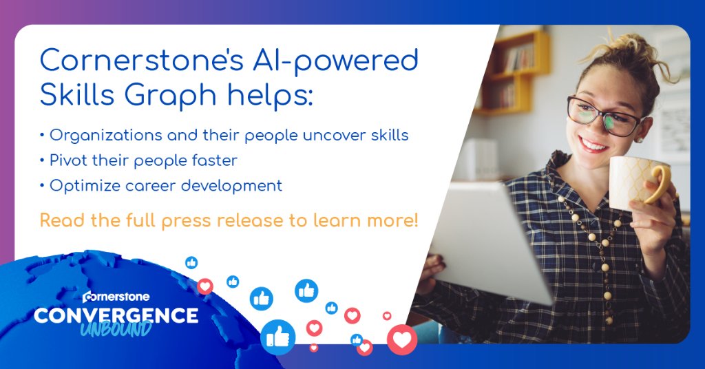 CornerstoneInc's tweet image. Today, Cornerstone announced the availability of the Cornerstone Skills Graph, an AI-powered skills engine that enables organizations and their people to implement “strategic skilling” to predict, prepare for and respond to dynamic business changes. csod.info/3mAwsJ1