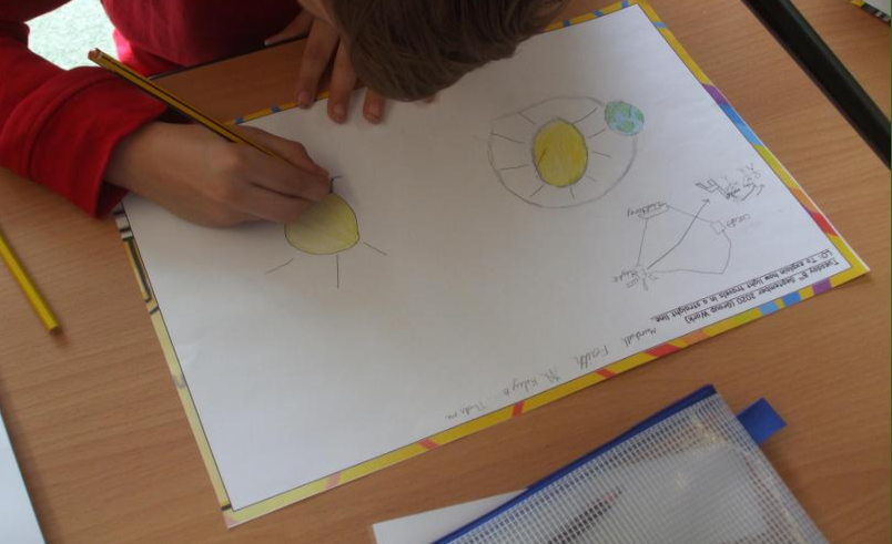Our Year 6's have been explaining how light travels in straight lines and how we see objects. Let there be light indeed!