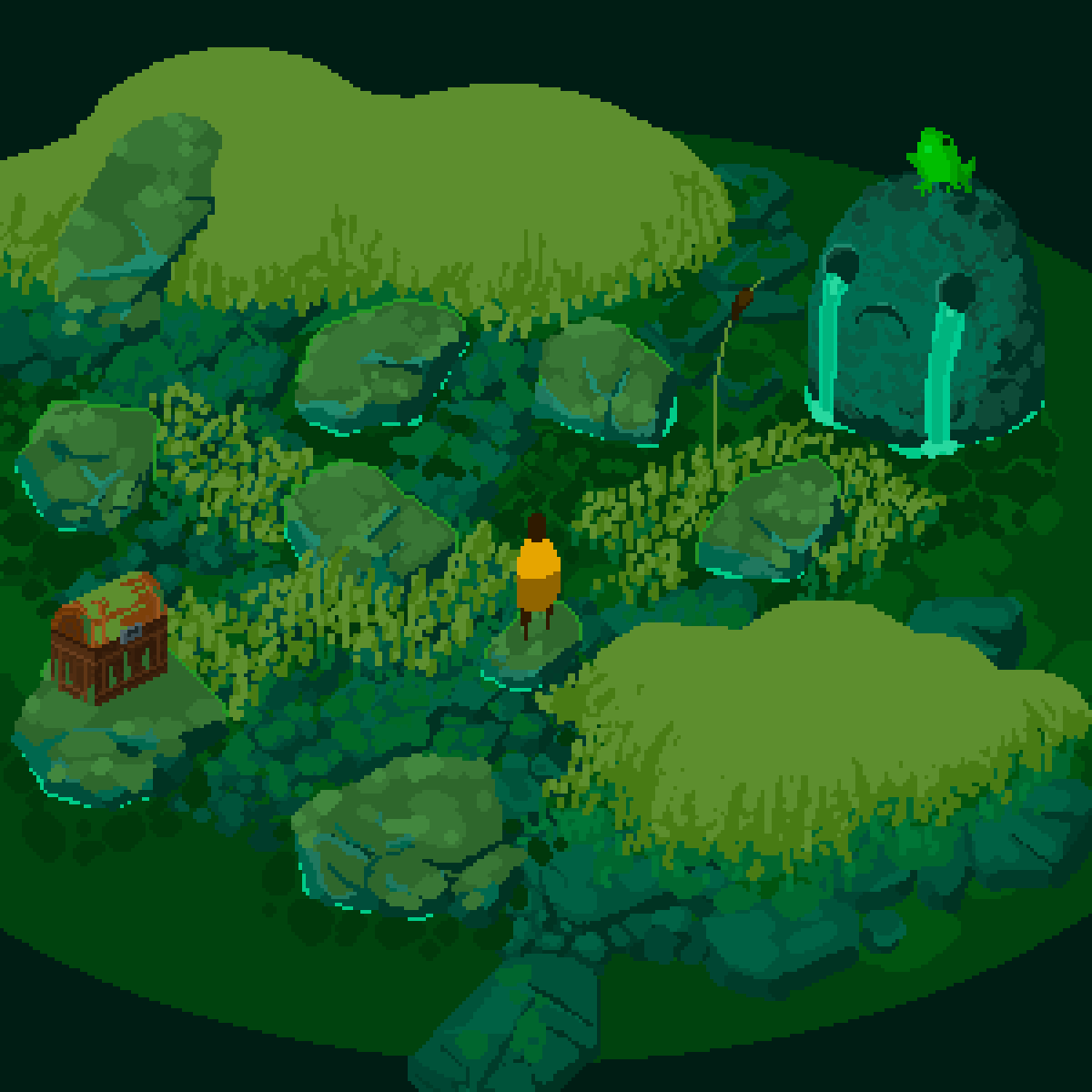 Dream8bit's tweet photo. Deep into the forest...
Environment concept art

#pixelart #digitalart #IndieGameDev #environment https://t.co/em5nvMNxmG