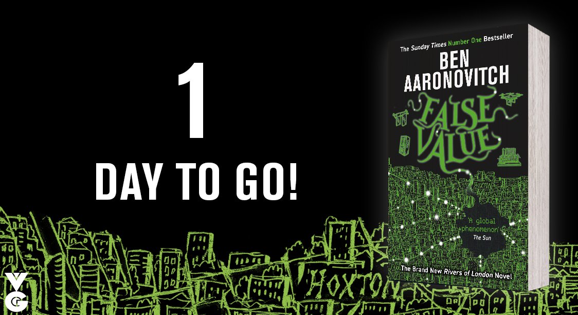 gollancz's tweet photo. The paperback of #FalseValue publishes tomorrow!
Get ready to catch up with Peter Grant as he is facing fatherhood and takes a job with a new London start up: the Serious Cybernetics Corporation. @Ben_Aaronovitch
Is magic finished with Peter Grant?
https://t.co/gWFbOLYLku https://t.co/JgxPEe5BVM