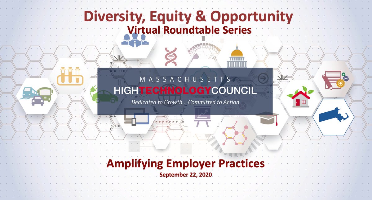 Massachusetts High Technology Council (@mahightech) on Twitter photo JOIN US on Sept 22 at 9 AM as we continue our Diversity, Equity & Opportunity Virtual Roundtable Series. We'll hear from Wendy E. John, Head of Global Diversity & Inclusion, <a href="/Fidelity/">Fidelity Investments</a> and Christina Luconi, Chief People Officer, @Rapid7. Register now: zoom.us/webinar/regist… #MHTC JOIN US on Sept 22 at 9 AM as we continue our Diversity, Equity & Opportunity Virtual Roundtable Series. We'll hear from Wendy E. John, Head of Global Diversity & Inclusion, <a href="/Fidelity/">Fidelity Investments</a> and Christina Luconi, Chief People Officer, @Rapid7. Register now: zoom.us/webinar/regist… #MHTC