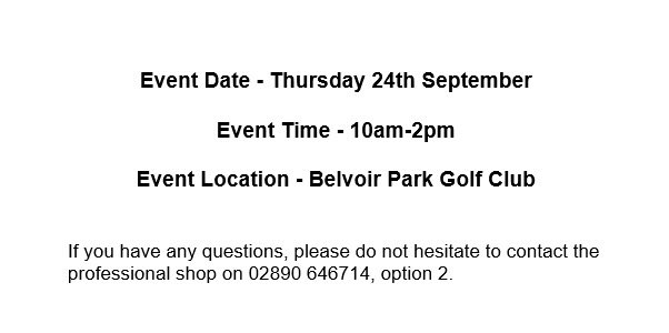 Tired of having old clubs taking up space in your garage or house? Want to get credit to put towards the latest equipment? Then this is the event for you. 
Swipe ➡️ for details....
<a href="/golfclubs4cash/">GolfClubs4Cash</a> <a href="/BelvoirParkGolf/">Belvoir Park GC</a> ⛳️ 
#golf #golfclubs #equipment #tradein #belfast #northernireland