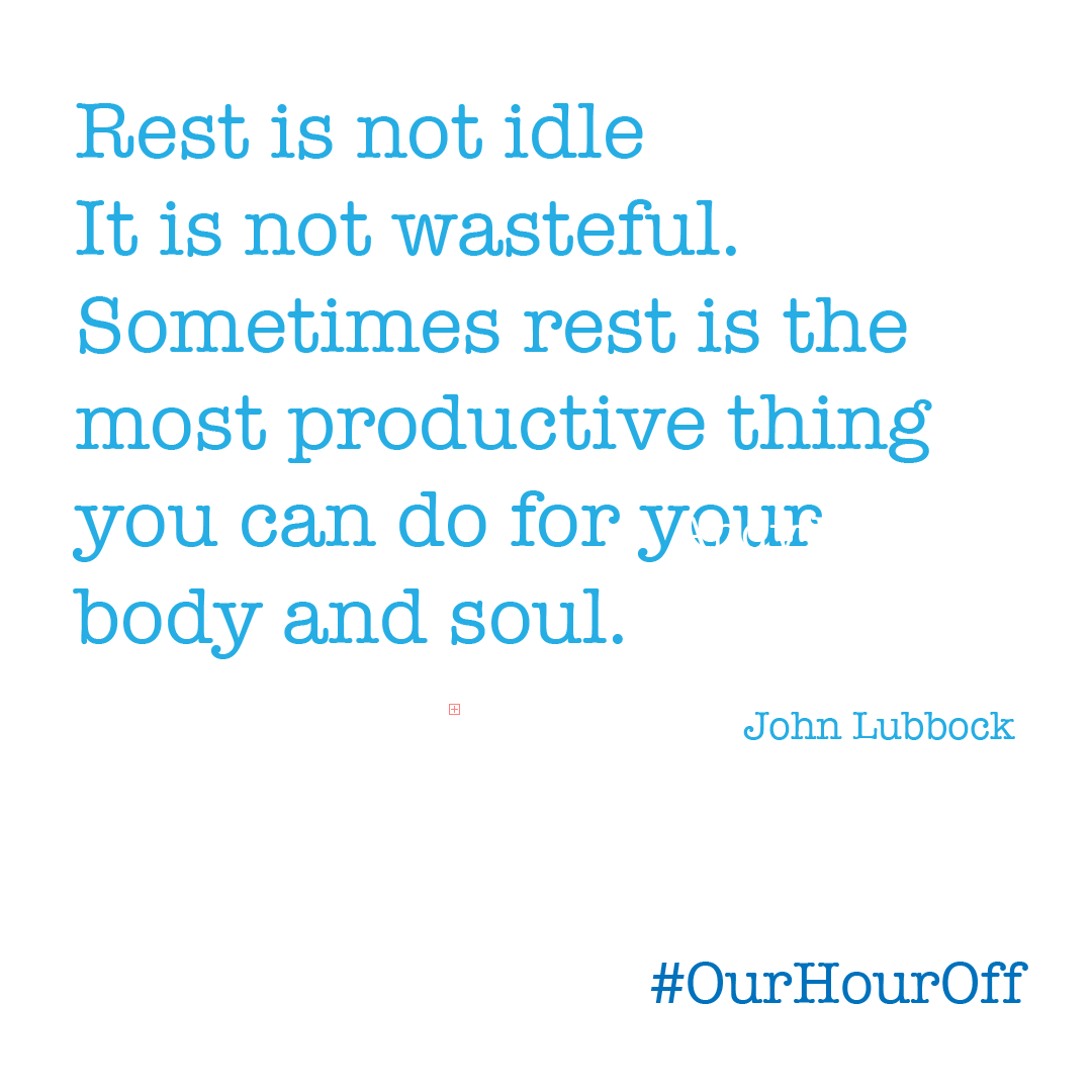 OurHourOff's tweet photo. Having an #OurHourOff and feeling a tad indulgent to choose selfcare over productivity? Invest 👏 in 👏rest 👏
#screentime #unplug #OurHourOff #detox #digitaldetox #balance https://t.co/ISuyJ944AE