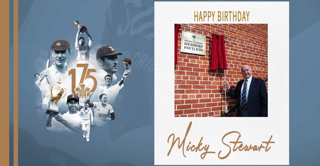 Happy birthday to Hon Life Member Micky Stewart  