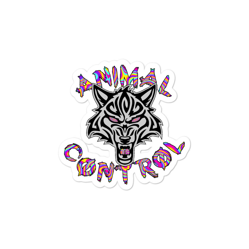 Excited to share the latest addition to my #etsy shop: Psychedelic 'Animal Control' Bubble Free Kiss Cut Stickers etsy.me/32G4TWN #scrapbooking #trippy #psychedelic #animalcontrol #sticker #glossysticker #skateboardsticker #coolstickers #trippystickers
