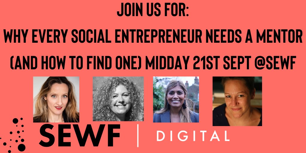 Join me and friends on the #SocialEntrepreneurship World Forum Mon 21st Sept, 12 noon UK GMT. We'll talk all things #mentoring & practicalities to keep in mind when u embark on such a relationship! sewfonline.com #Growthmindset #Leadership #learninganddevelopment #socent