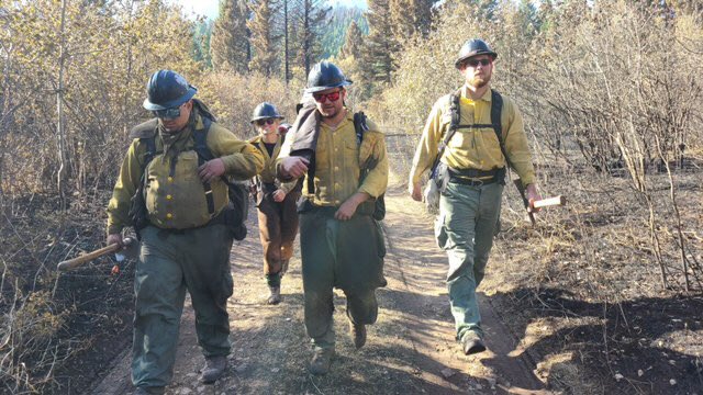 UtahCountyFD's tweet image. Utah Country Handcrew is still working in Montana on operational day 11. #ucfd  @UCSO