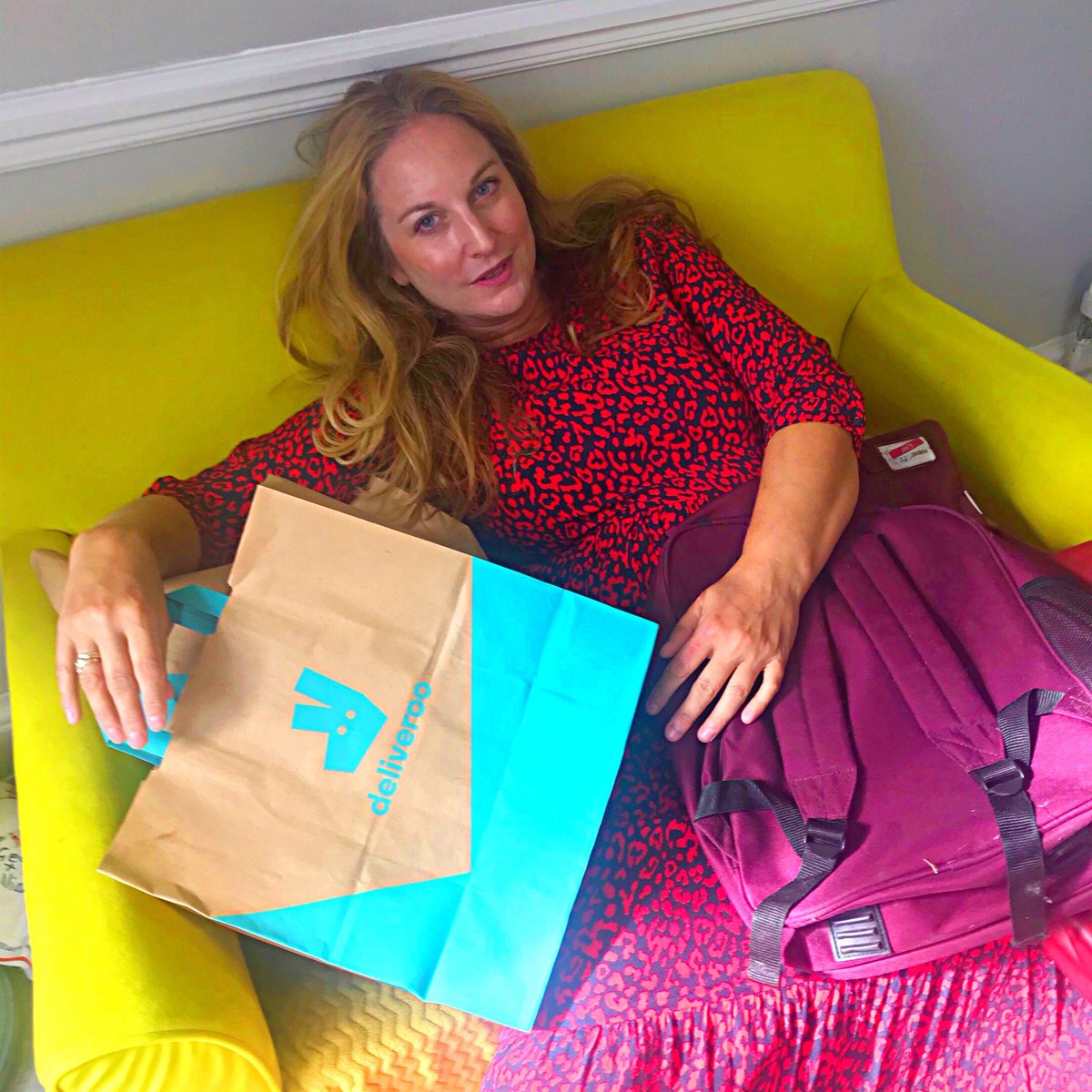 #AD The kids are back to school and we are shattered. Getting back into routine is harder than I thought. I needed help and fortunately #Deliveroo are #HereToDeliver In September they are running #EatInToHelpOut so you can get £5 off £20 orders on Mon - Wed (conditions apply)