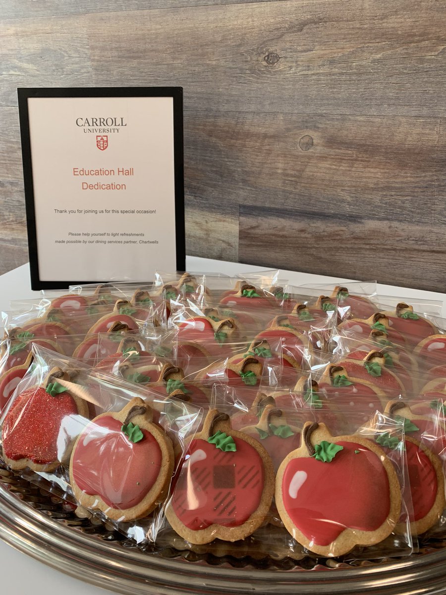 It’s an exciting day <a href="/carrollu/">Carroll University</a> as we officially dedicate our beautifully renovated School of Education and Human Services. #teachered #pioproud