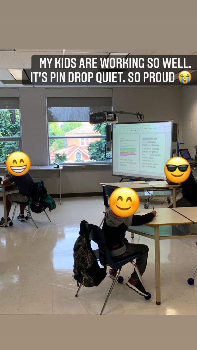 MissBoodram's tweet photo. Working hard! @LC3_TDSB #schoolsreopening #edchat #EducationForAll #edutwitter #educhat #SafeSeptember #educate #school #SchoolEducation #SchoolReopening #educationmatters https://t.co/t1kbSc2oY5