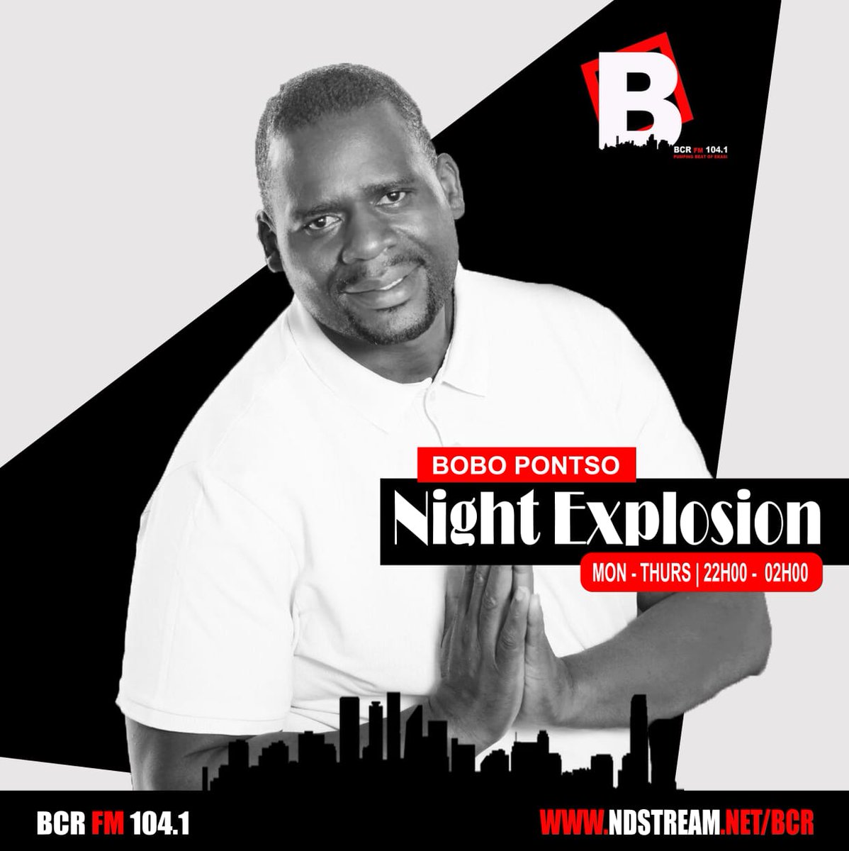 BoboPontso's tweet photo. Lets do Night radio on BCR 104.1 FM @Bcr104 https://t.co/khsUTxa7sy