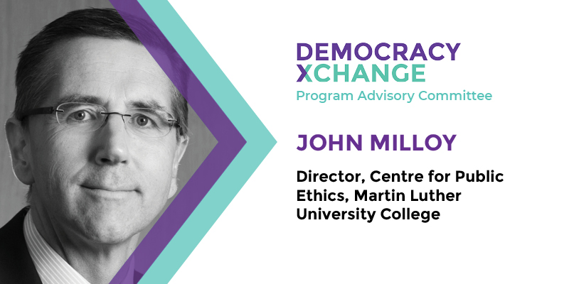 dxcsummit's tweet photo. Our #PACProfile today is @John_Milloy, Director of the Centre for Public Ethics at @LutherWaterloo. John got involved with #DXC because of his interest in bringing diverse voices into public discourse including those of faith communities. 

Read more: https://t.co/Z2Qxetm8ng https://t.co/ba0HfDP3j0