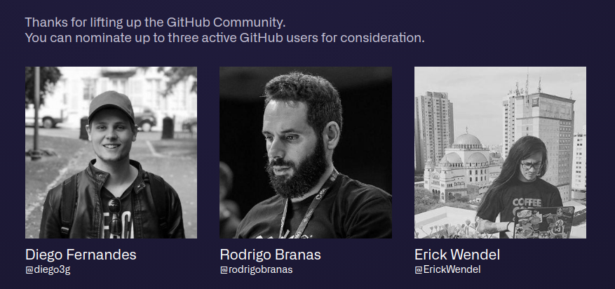 orafaelperes's tweet image. minhas indicações para o #githubstart: @erickwendel_ , @rodrigobranas , @dieegosf
Obrigado por me inspirarem e contribuir tanto com a comunidade!!