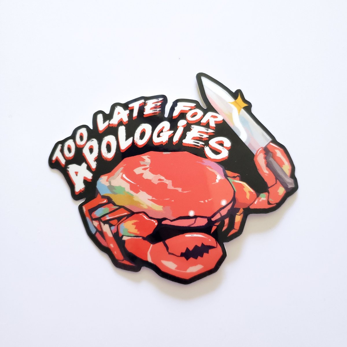 never_cursed's tweet image. SHOP UPDATE! ✨
crabbies are restocked, and there's some new #ACNH paper tiger acrylic pins! thanks so much for RT + checking out the store! 

🌿 honeyweed.bigcartel.com 🌿