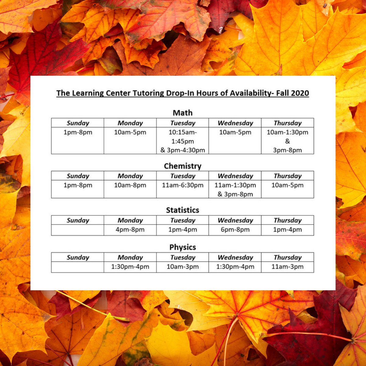 The Learning Center tweet media