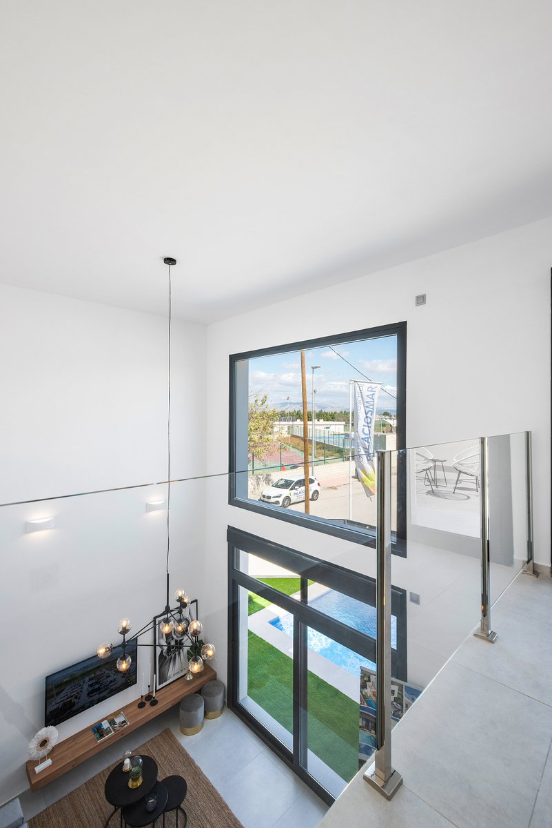 Double-height ceiling 😍 #Darasvillas #detachedvilla #dayavieja #newbuild #showhouse #Spain #costablanca #MediterraneanSea