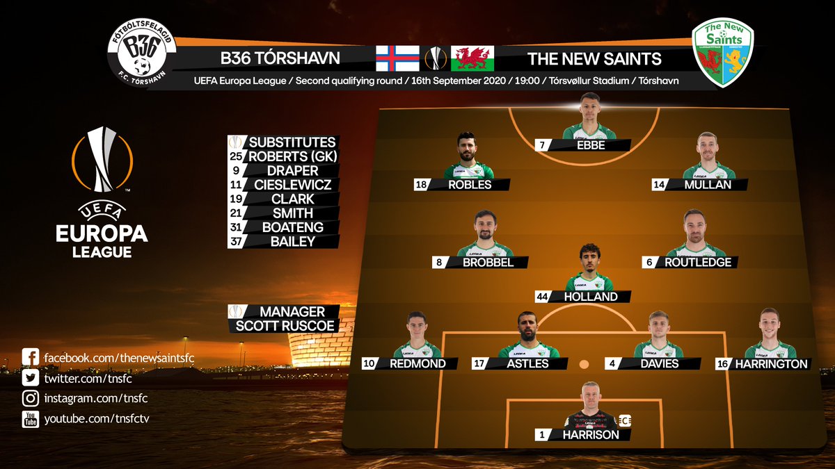 Here's the side Scott Ruscoe picks to face <a href="/B36/">B36 F.C. Torshavn</a> in tonight's <a href="/EuropaLeague/">UEFA Europa League</a> second qualifying round tie. #UEL