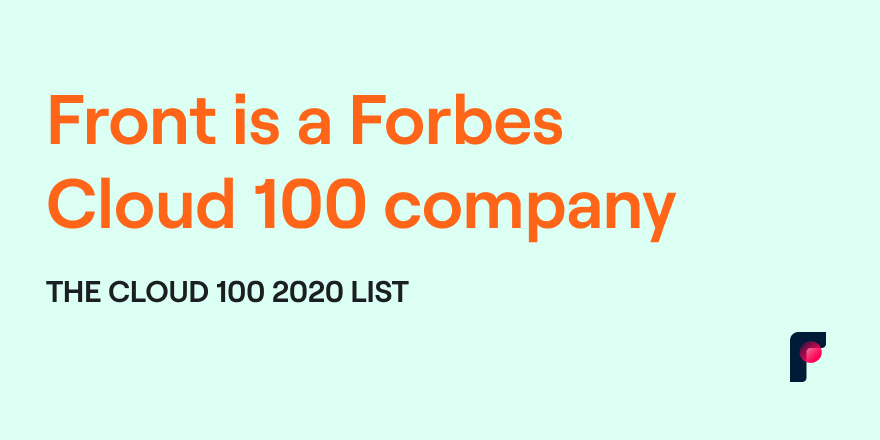 We are so honored to be recognized by <a href="/Forbes/">Forbes</a>  as one of the top 100 private cloud companies in the world! #cloud100 lnkd.in/gDm6kU2