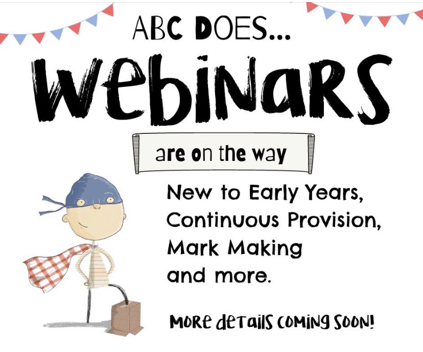 As well as adding more online training modules to our collection we're planning lots of inspiring webinars for you to be part of over the next few months.
Keep an eye out here and on the website for more details. #earlyyears #earlyyearstraining #earlyyearswebinar