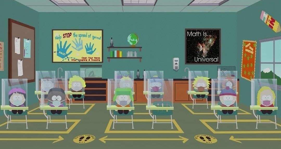 labotargamx's tweet photo. SOUTH PARK: PANDEMIC SPECIAL 😷🤔

El próximo 30 de septiembre, la popular serie animada estrenará un episodio especial de 60 minutos con temática de la pandemia.
#FelizMiercoles #UnGritoPorMexico #SouthPark https://t.co/8sysKUntnh