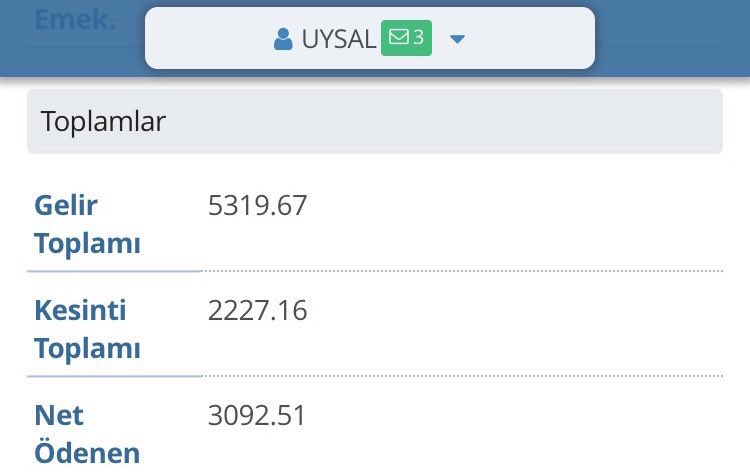 Bi maaş bana bir maaş virüse  

#VirüsSağlıkçınınMaaşında