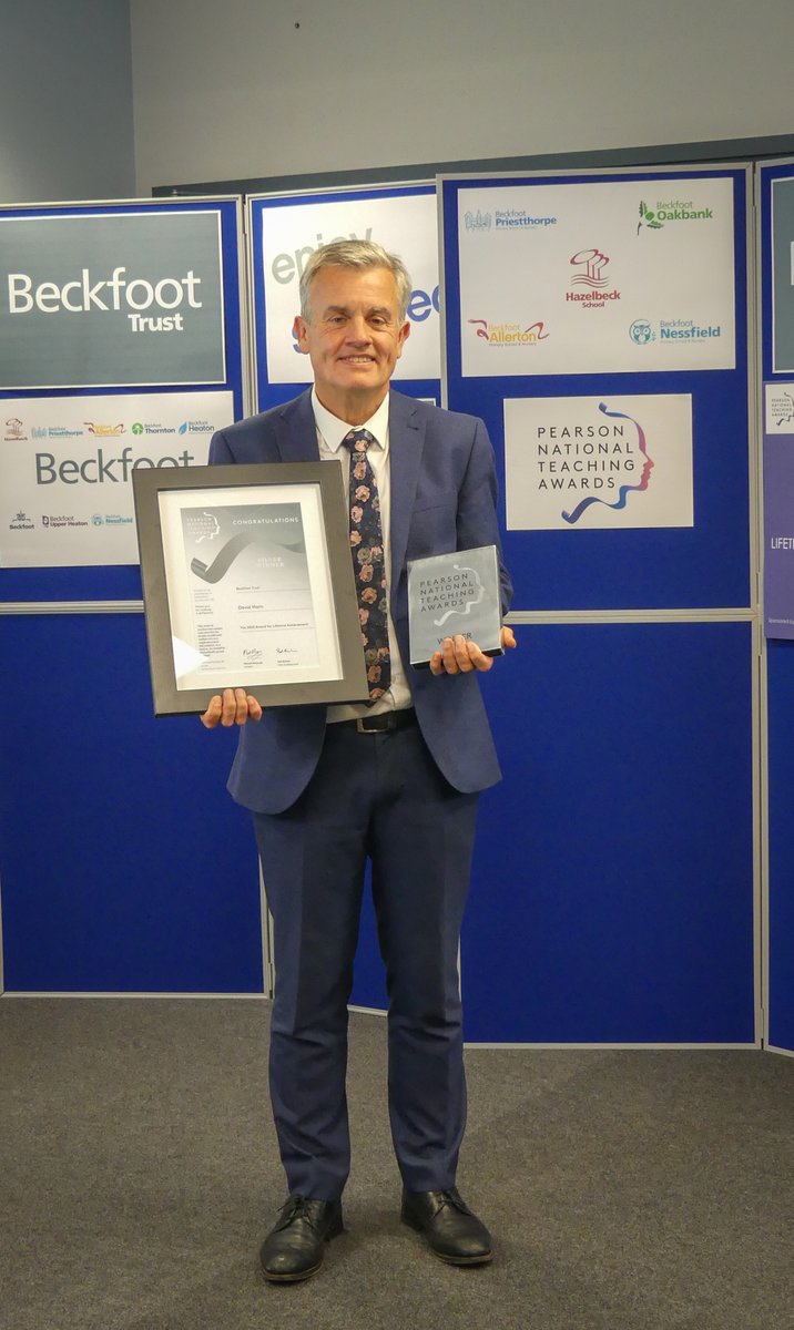 Congratulations to all todays Silver Winners <a href="/TeachingAwards/">The Pearson National Teaching Awards</a> including <a href="/DavidHorn15/">David Horn</a> CEO <a href="/BeckfootTrust/">Beckfoot Trust</a> 
#enjoylearnsucceed