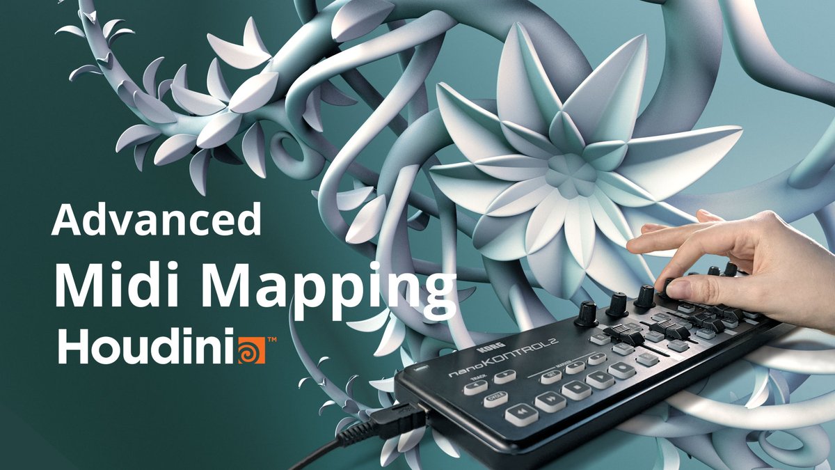 Cgcircuit's tweet image. Have you ever considered working with @sidefx #Houdini using MIDI devices?
Learn how, watching this new online course.
bit.ly/3gTbHnr
#houdinitutorial #gamedev #tutorials #motiongraphics #3dmodeling #3dartist #digitalartist #vex #python #MIDI #proceduralism