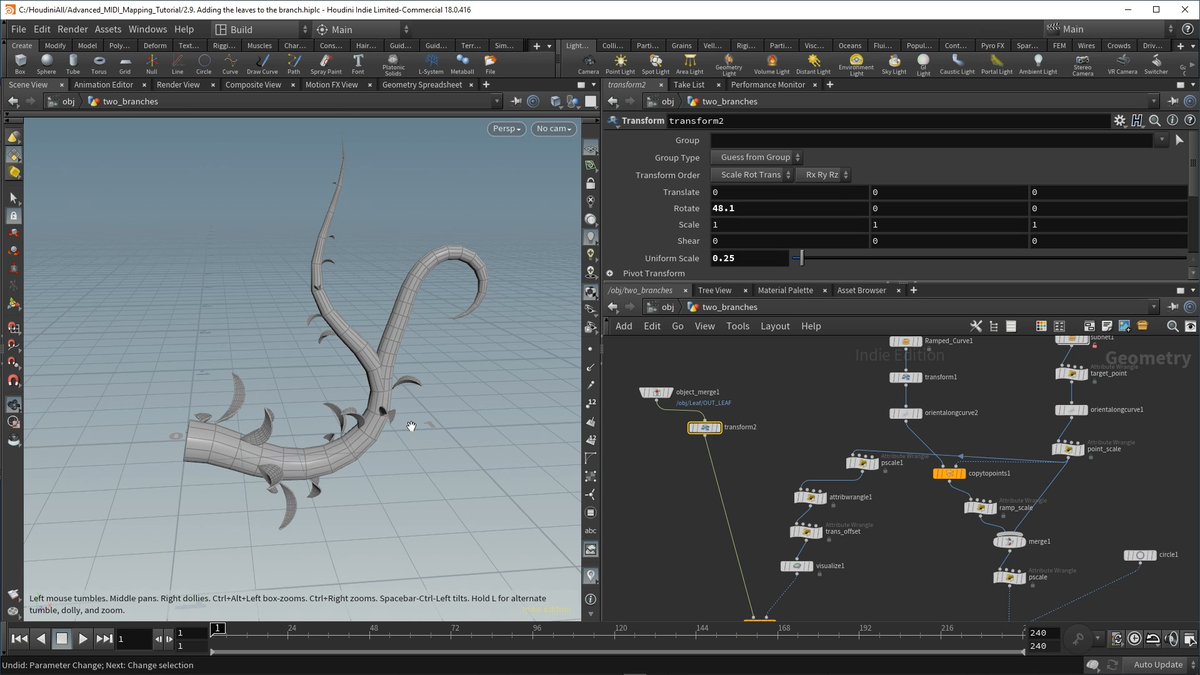 Cgcircuit's tweet image. Have you ever considered working with @sidefx #Houdini using MIDI devices?
Learn how, watching this new online course.
bit.ly/3gTbHnr
#houdinitutorial #gamedev #tutorials #motiongraphics #3dmodeling #3dartist #digitalartist #vex #python #MIDI #proceduralism
