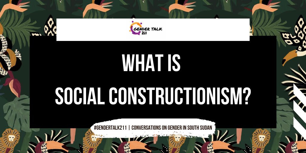 The theory of social constructionism is important for our understanding of gender because it shows how we come to value & produce certain beliefs, ideas & knowledge. Thus, truth & values go through a series of social processes rather than from biological determinism 6/18