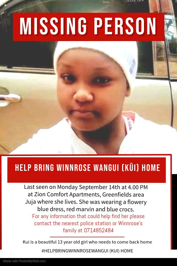 Missing Person.

Rt widely.