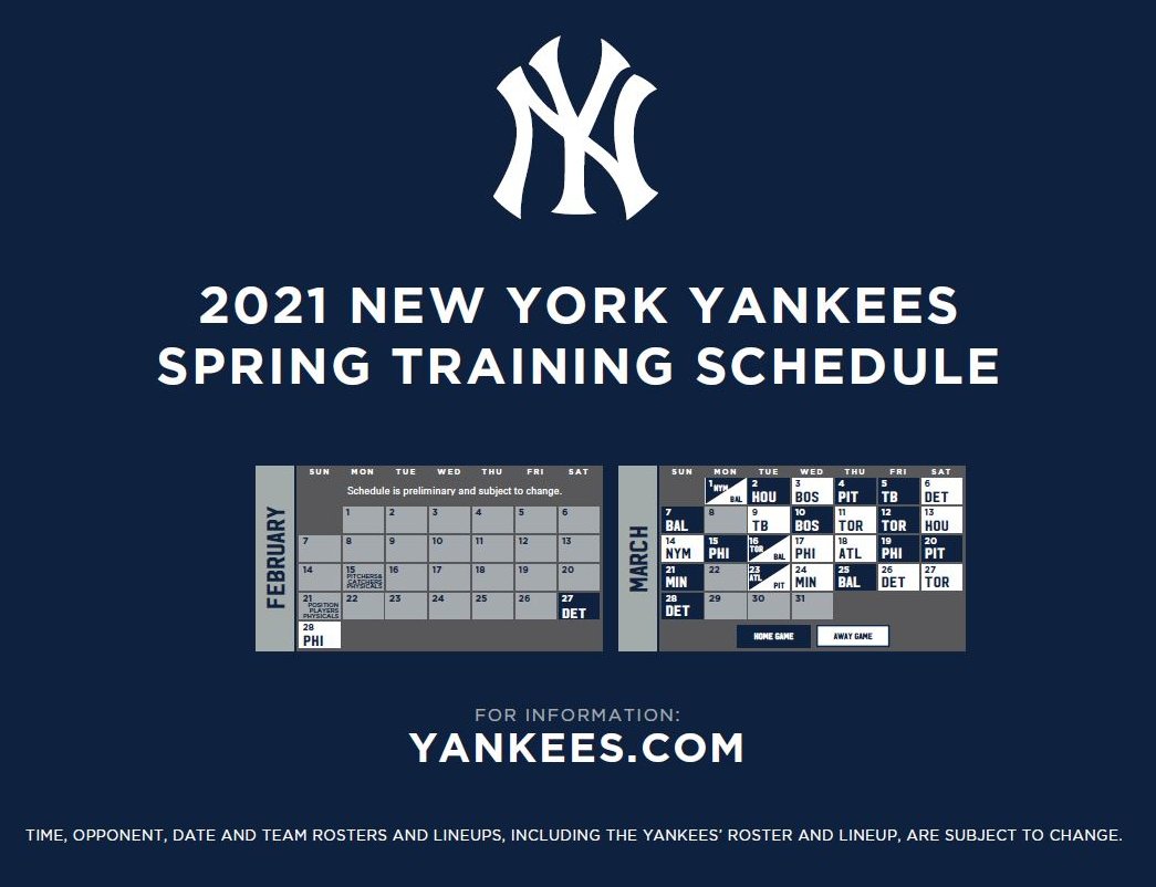 Yankees Spring Training Updates: – THE KING SOURCE: ALL THINGS SPORTS ...