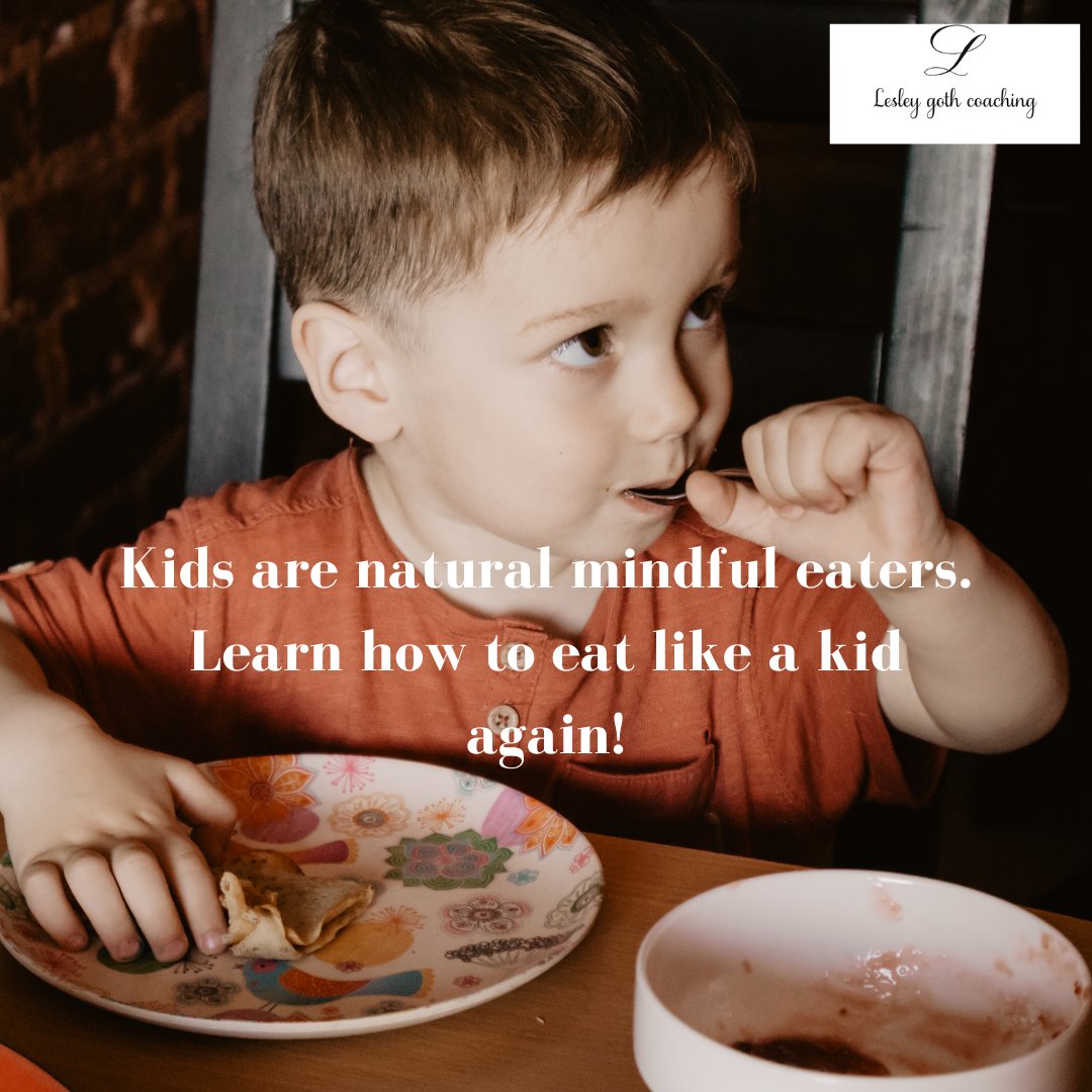 lesleygoth's tweet photo. Kids are naturally intuitive eaters. How many times have you seen a child ask for a piece of cake only to leave half of it still on their plate as they run off and play? 

It's only through experiences and messaging that we shift from naturally being mindful to detaching from our https://t.co/Q8NbV4YC2A