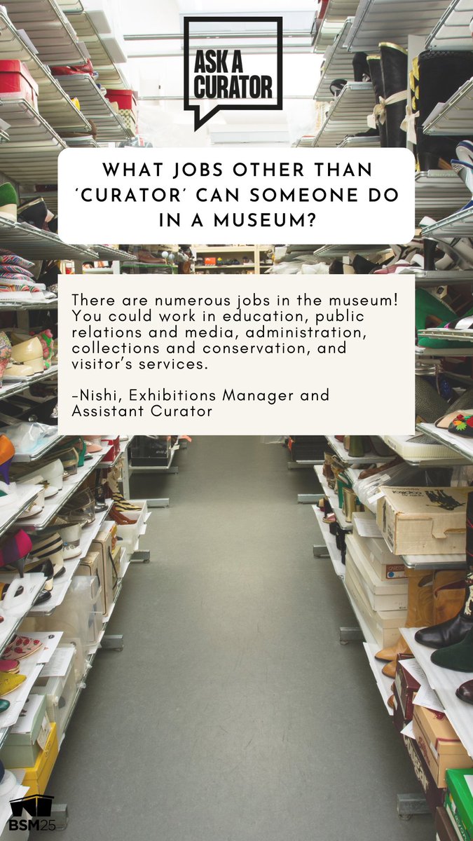 What jobs other than 'curator' can someone do in a museum?  @AskACurator  #AskACurator
