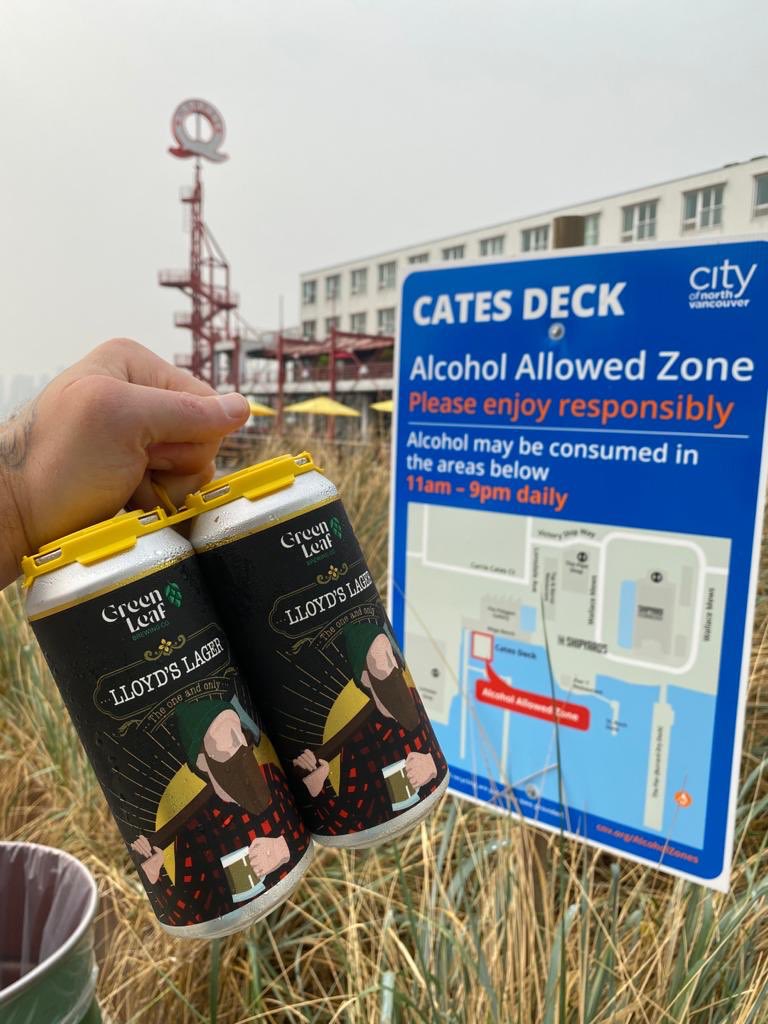 Took a walk this morning to do a photoshoot with our good friend Lloyd, he wants you to come explore the Lower Lonsdale Shipyards District with him 🍻

#NorthVancouver #CraftBeer #Brewery