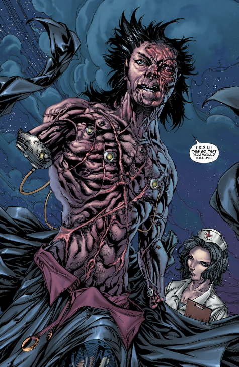 Wolverine’s fiance was murdered so every year on the anniversary of her death he hunts down the man who poisoned her and cuts a new body part off.