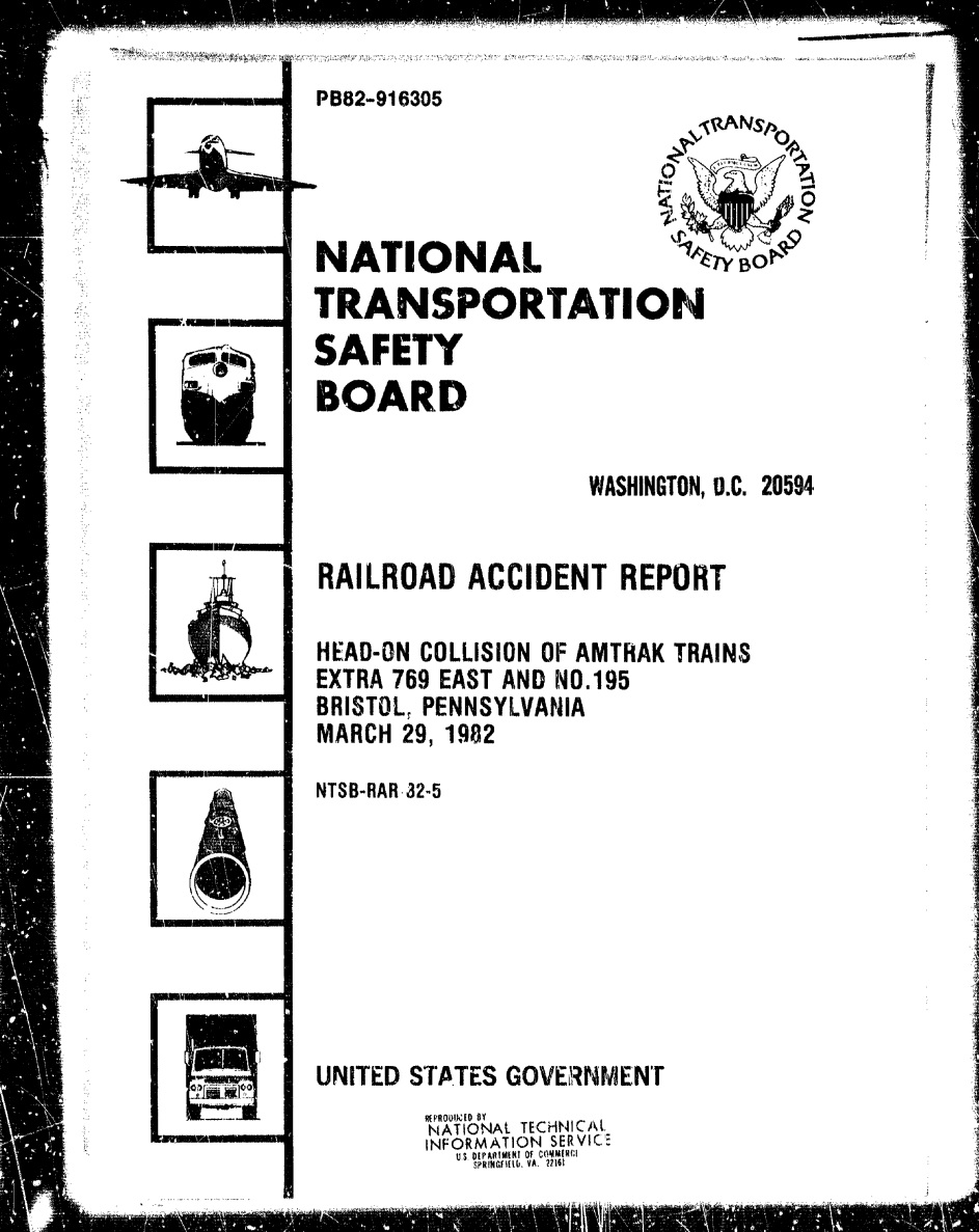 On March 29, 1982, in Bristol, PA, we investigated the forty-eighth of 154  #PTC preventable accidents:  https://www.ntsb.gov/investigations/AccidentReports/Reports/RAR8205.pdf  #PTCDeadline  #NTSBmwl