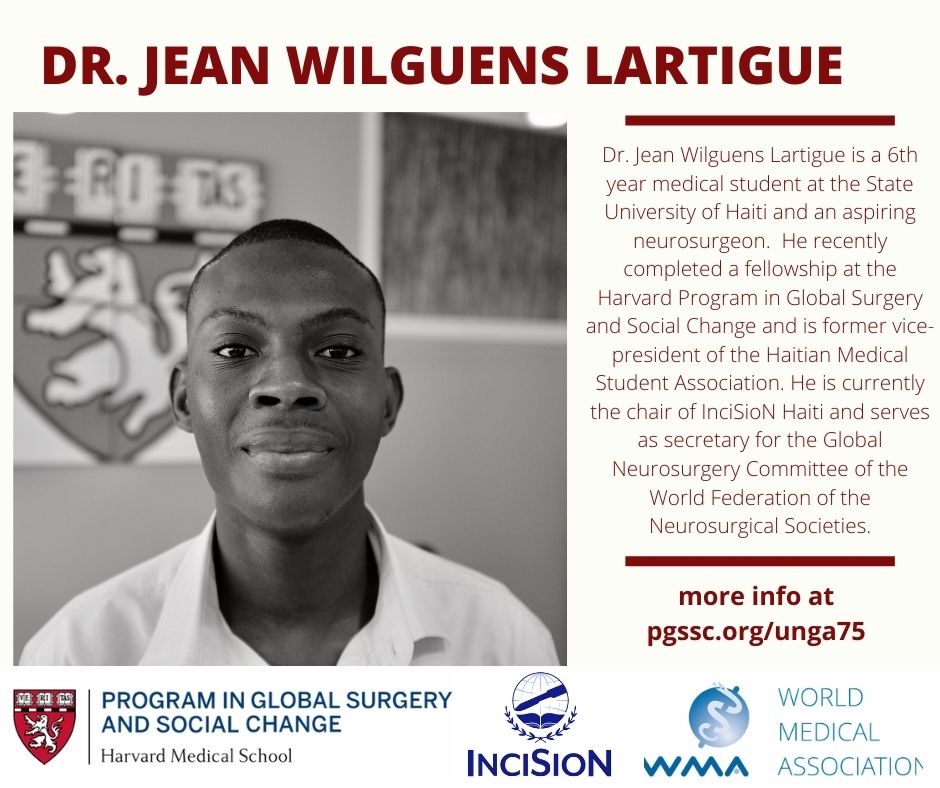 Introducing the moderators for our Youth in #globalsurgery #UNGA75 side event! <a href="/MichalinaDrejza/">Michalina Drejza</a> <a href="/jwlartigue/">Jean Wilguens Lartigue</a> Both have extensive experience in global surgery research and advocacy and are sure to lead an exciting conversation! #FutureOfTheOR 

Register Here forms.gle/MSTGPdEw7FSFqh…