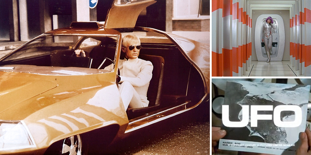 KevinTaggerty's tweet image. 50 years on the tech has dated but UFO @GerryAndersonTV still looks futuristic and stylish - The opening credits, sets, fashion and uniforms, cars and the cool, enigmatic Commander Straker (played by Ed Bishop) are the epitome of #retrofuturism #sciencefiction #UFO