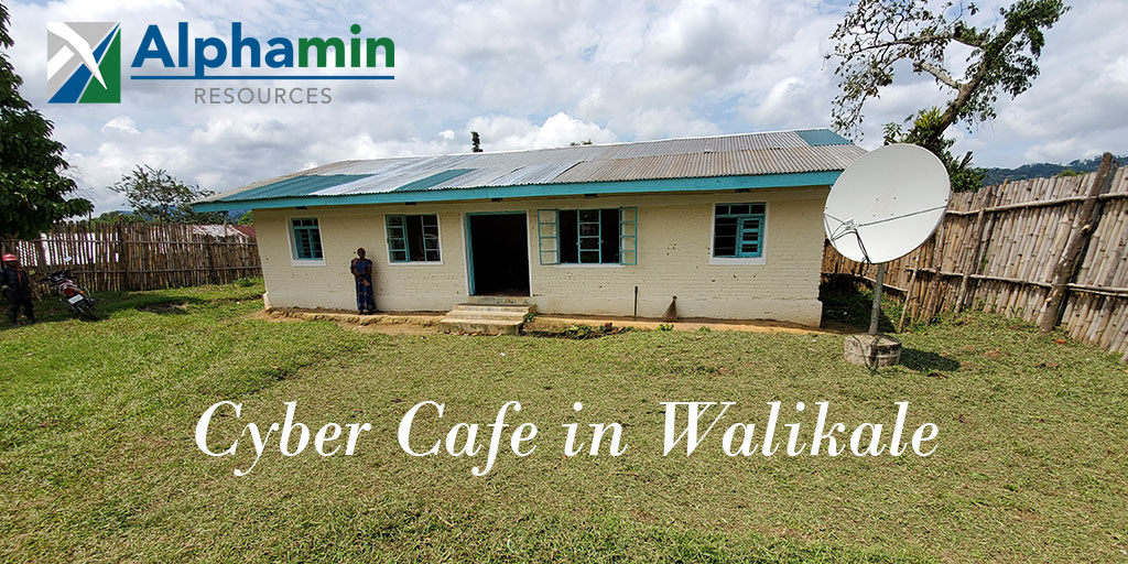 Alphamin Resources (@alphaminr) on Twitter photo #WaybackWednesday to 2019 when we provided a cyber cafe with internet connectivity to the Walikale community #WaybackWednesday to 2019 when we provided a cyber cafe with internet connectivity to the Walikale community