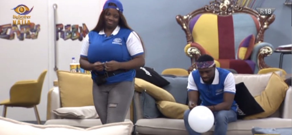 BigBroNaijaPage's tweet photo. #Dorathy is out of the innoson vehicles task for tonight 

#BBNaija  #BBNaijalockdown2020 #BBNaija2020 #bbnaijialockdown  #BBNaijaLockdown #BBNaijiaLockdown2020 

Retweet this to win amazing prizes from us 😊 https://t.co/mffiO2g42a