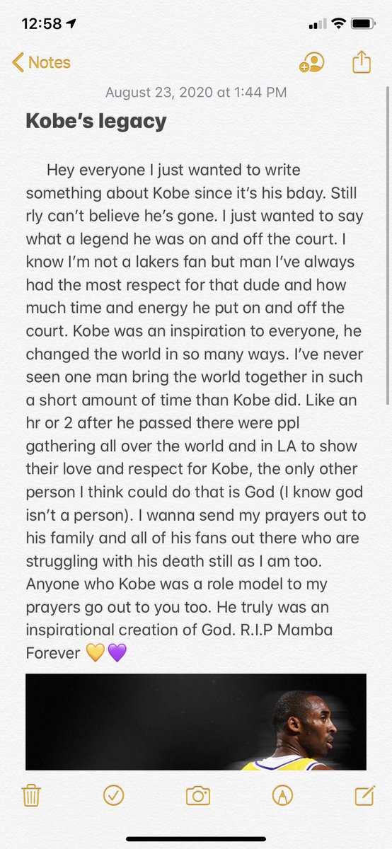 BigBird2240's tweet photo. Mamba forever 🐍💛💜 https://t.co/Z7hQX0wh3L