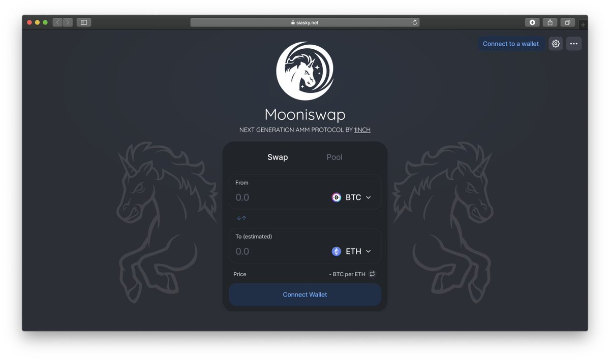 Application hosting is often a weak point for decentralized systems. Skynet enables dapps to realize their full potential.

Excited to share <a href="/mooniswap/">Mooniswap</a>'s frontend hosted on Skynet

siasky.net/IAAQbccuwpeK6C…