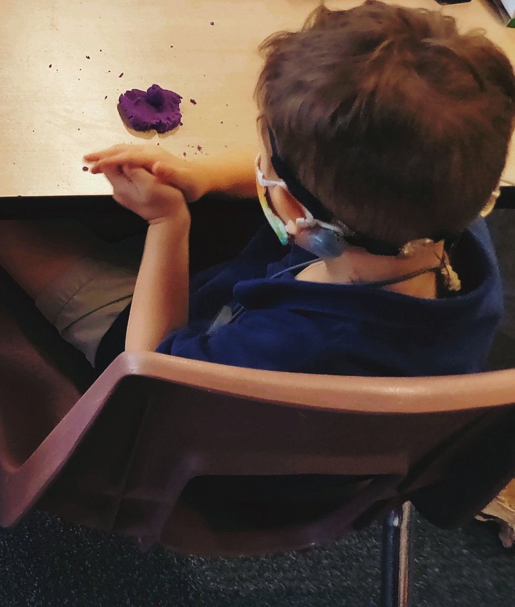 CannellaDhh's tweet photo. One of our #Kindergarten Scientists making a model of a bird's nest! #DeafCan #DeafSTEM #CometCountry @HCPSArea2 @CannellaElem @LisaLynchHcps https://t.co/NA7KsT2ChB