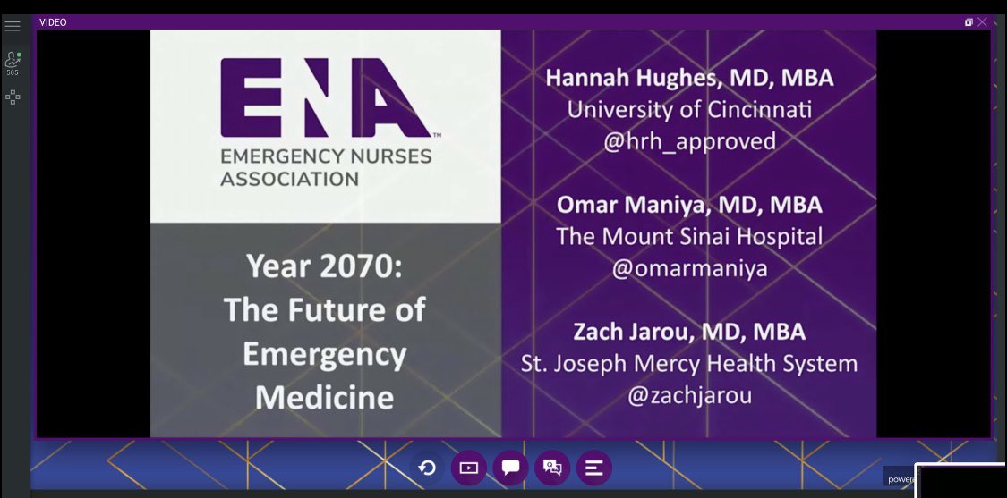 Privileged to celebrate the history of Emergency Nursing & share our vision of the Future of EM as a closing Keynote at #EN20X. We ❤️ Emergency Nurses! @ENAorg @zachjarou @emresidents