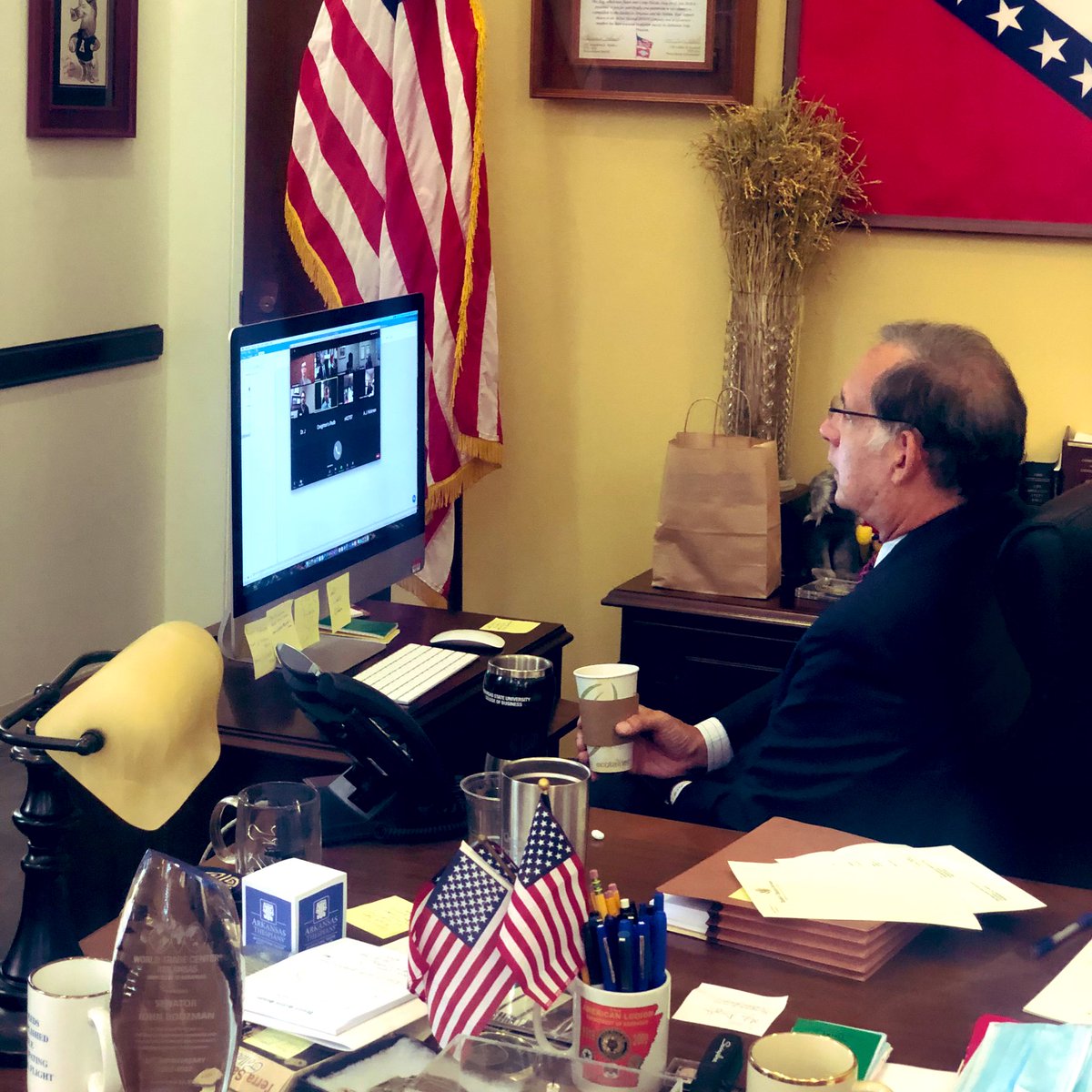 Enjoyed talking with members of the Arkansas Optometric Association via Zoom this morning as we continue to advance the Contact Lens Rule Modernization Act. I appreciate their partnership and advocacy on behalf of patients and providers.